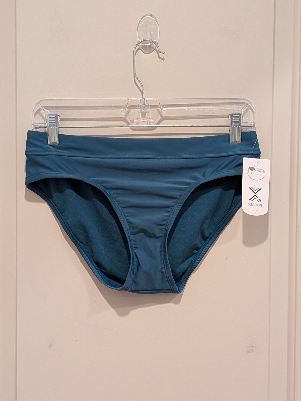 Xersion Teal Blue Women's Bikini Bottoms Size Small